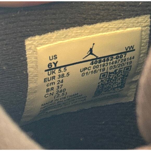 Size 6 - Nike Air Jordan 4 Retro GS Cool Grey 2019 Men's Shoes Ships Now - Picture 7 of 10